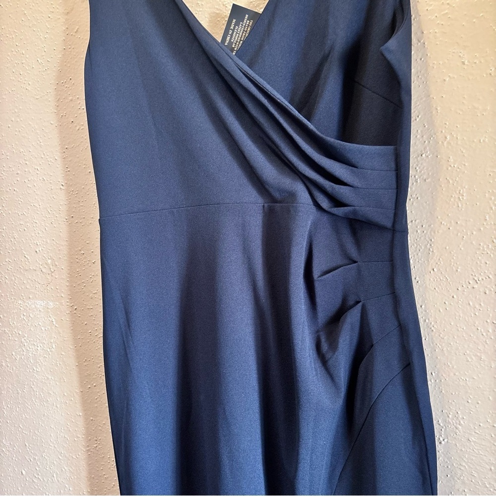 WOOSEA Women Sleeveless V Neck Split Evening Cocktail Long Dress XL - Picture 3 of 8